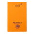 Rhodia Head Stapled Pad No14 A6+ Lined - 4 3/8" x 6 3/8" - Orange (14600C)