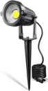 LED Landscape Lights, 5W 120V AC Outdoor Garden Spotlight, IP65 Waterproof with 5-ft UL Cord (Pack of 1)