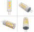 G4 LED Bulbs 110V-130V, 5W Warm White 3000K, Dimmable Bi-Pin Base, Pack of 10 for Under-Cabinet Lighting