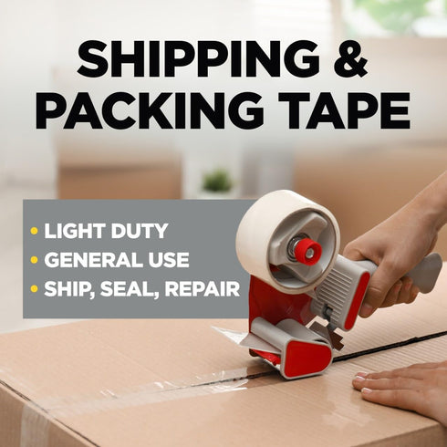 Scotch Shipping Packaging Tape, 1.88" x 54.6 yd, 6 Rolls (Model 3350-6)