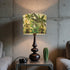 Generic Retro(11.8 Inch Bamboo Lampshade With Tropical Plants Design, Suitable For Floor Lamps And Desk Lamps, Bucket