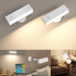 YiLaie LED Magnetic Wall Sconce Lights, 2Pack 4000mAh Battery Operated Wall Sconce,