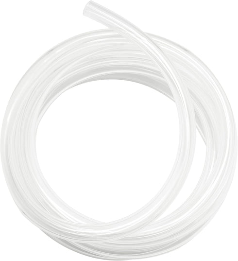 1’’ ID × 1-1/4’’ OD - 5 ft Clear Plastic Vinyl Tubing, Flexible PVC Hose for Transfer Water Air Oil