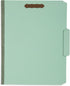 Blue Summit Fastener Folder, 2” Expansion, Letter Size, Gray/Green, 25 Pack