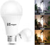 Noger 3-Way Led Light Bulbs A21 4 Pack, 50 100 150W Equivalent, 5000K Daylight, E26 Light Bulbs