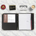 Samsill Classic Collection Executive Presentation 3 Ring Binder, 1.5 Inch Binder, Brass Round Ring, Black