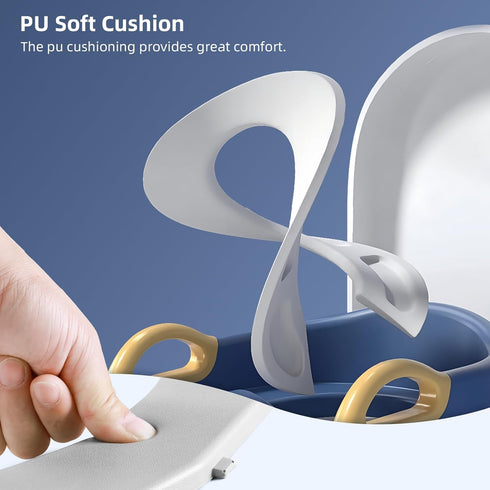 LOVEWE Toilet Potty Training Seat with Step Stool Ladder, Safe & Comfortable Potty Chair with Anti-Slip