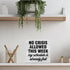 Funny Office Wooden Box Sign, Humor Wood Sign Desk Decoration, No Crisis Allowed This Week, 5 x 5 Inches