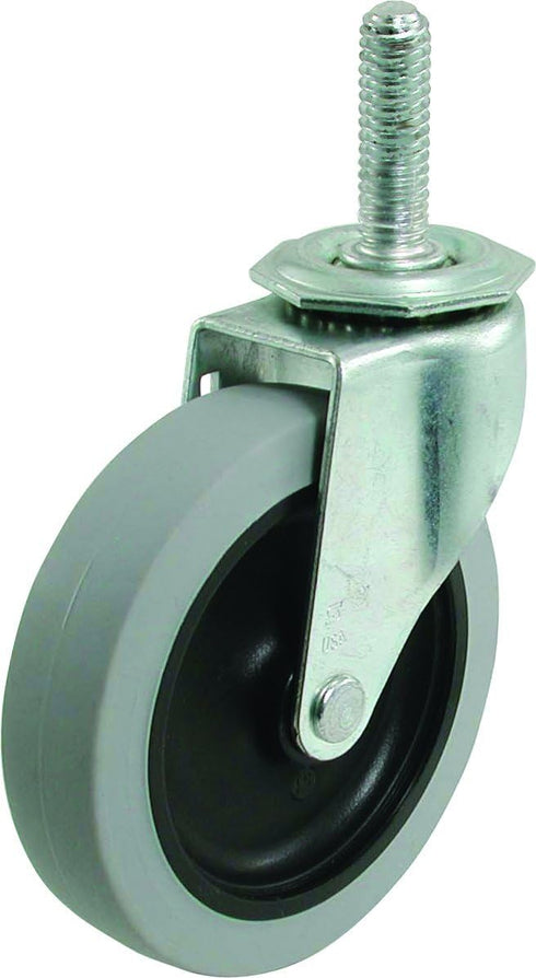 Shepherd Hardware 3265 3-Inch Threaded Stem TPR Caster - 110-lb Load Capacity