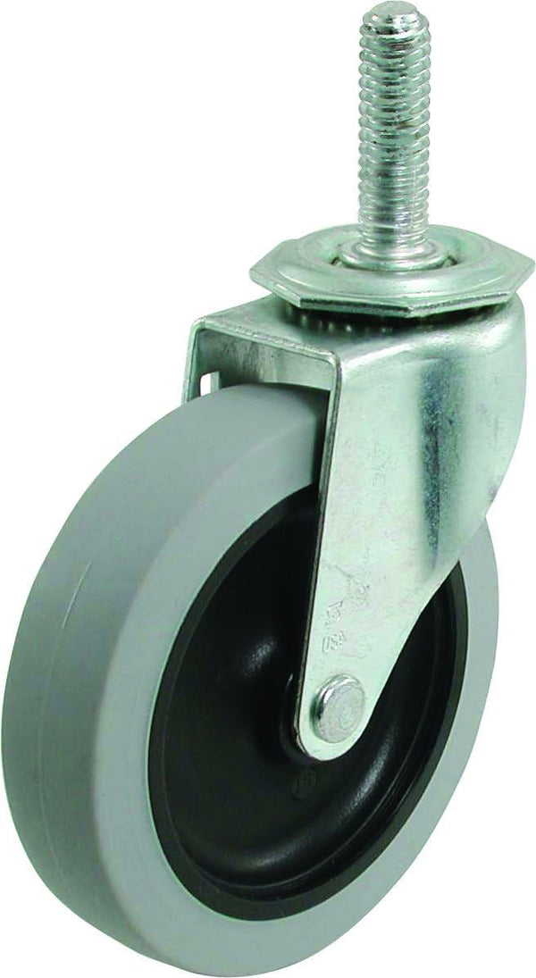 Shepherd Hardware 3265 3-Inch Threaded Stem TPR Caster - 110-lb Load Capacity