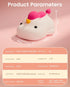 joyful xinghai 30-Min Unicorn Night Light for Kids, Soft Silicone Tap Control Lamp with Auto-Off Timer, Rechargeable