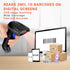 Tera Pro 1D Wireless Barcode Scanner, 3 in 1 Bluetooth & 2.4G Wireless & USB Wired CCD Cordless Bar Code Reader for