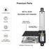10mm 120N Mini Electric Linear Actuator, 0.5 Inch Linear Motion Actuator, 12V with Brackets for Cabinets, Robotics,