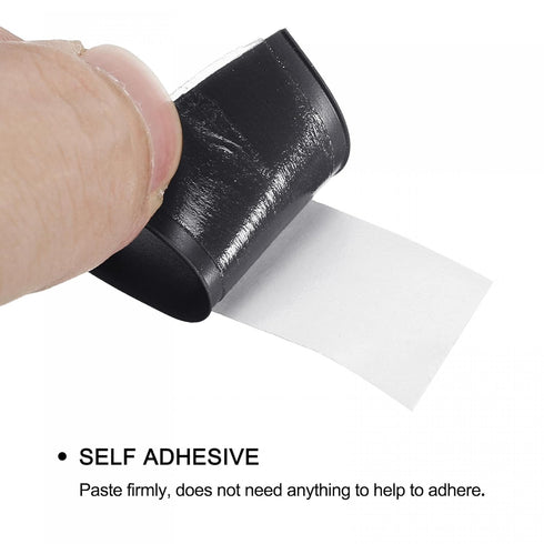 uxcell Waterproof Seal Caulk Strip Tape, Self Adhesive, 1.5"W x 10.5'L PVC for Kitchen Bathroom, Black, 2Pcs