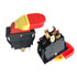 125/250V 4 Pins Electromagnetic Push Button Switch On Off Key Switches with 6.3 Male Tab for Power Tools 16(10) A
