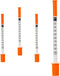 1ml Syringe with 31Ga 1/4 Inch Needles, Sterile Individual Packaging for Lab Supplies, Pack of 100