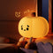 TriPro Cute Pumpkin Silicone Rechargeable Night Light for Nursery Kids Room Decor,