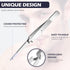 3 Pieces Reverse Tweezers - Locking Tweezers for Crafting and Electronics, Stainless Steel Forceps