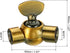 2 Pack M10 PATIKIL Wall Sconce Lighting Adjustable Adapter, Female Thread Wall Light Fixture, Gold Bronze