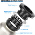 TAILONZ PNEUMATIC Female Straight 5/16 Inch Tube OD x 1/4 Inch NPT Thread Push to Connect Fittings (Pack of 10)