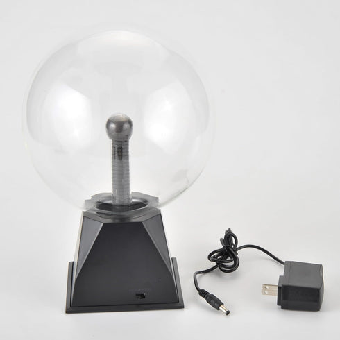 8 inch PowerTRC Plasma Ball, Plasma Night Lamp, Batter Powered Respond to Touch & Sound Plasma Globe, Party/Science