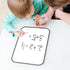 Small Portable Dry Erase White Board 12x8", Double Sided A4 Mini Marker Whiteboard for Kids Drawing Writing Student