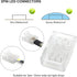 VIPMOON 12Pcs 3Pin LED Strip Light Connectors Strip to Strip Quick Connection for 10mm Wide Waterproof or Non-Waterproof WS2811 WS2812B Gapless Solderless Adapter Indoor/Outdoor by VIPMOON