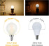 Frosted E12 LED Light Bulbs, 25-Watt Equivalent, Warm White 2700K, 2W G15/G50 Globe LED Bulb, 8 Pack