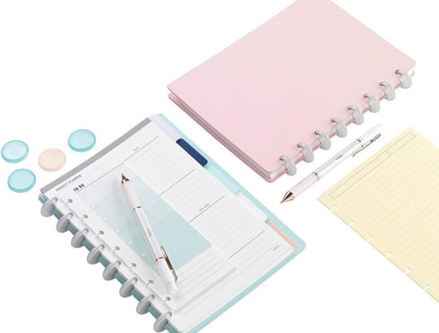 TUL Limited Edition Retractable Gel Pens, Sunset Shades, Medium Point, 0.7 mm, Pearl White Barrel, Blue Ink, Pack of 4