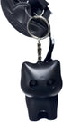 Generic Cozy Cute Black Cat Night Light Keychain Mini Kawaii Cat Lamp with Sound, Aesthetic Desk Decor & Gift