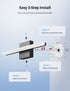 16Inch, 5 IP44 10W 880LM Combuh Modern Bathroom Light Fixtures Above Mirror Small Vanity Lighting Bar Color Adjustable