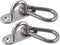 2-Pack M5 Ceiling & Wall Mount Hanging Hardware Fitting Set, 304 Stainless Steel Heavy Duty