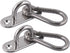 2-Pack M5 Ceiling & Wall Mount Hanging Hardware Fitting Set, 304 Stainless Steel Heavy Duty