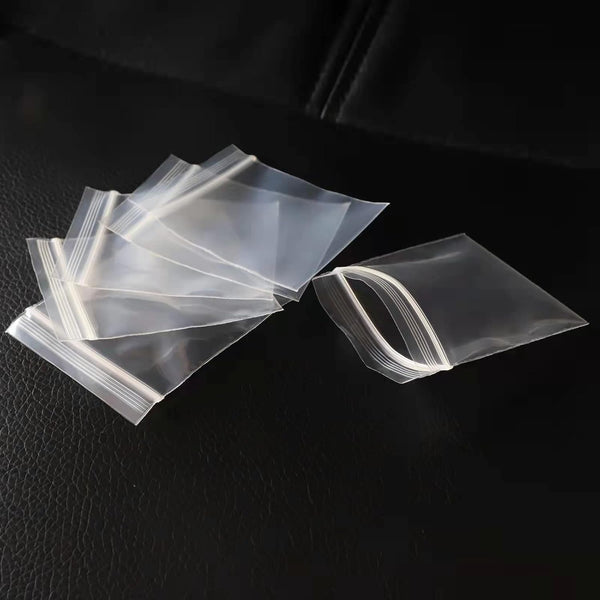 Mini Ziplock Bags 2x2 - 400pcs Transparent Small Plastic Bags for Jewelry, Pills, Coins