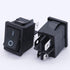 mxuteuk 5pcs Snap-in DPST Rocker Switch Toggle Power ON-Off Switch for Car Auto Boat Household Appliances