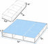 Peohud 2 Pack Acrylic Drawer Organizer Tray, 6/3 Section Clear Makeup Tray for Drawer, Office Desk Supplies