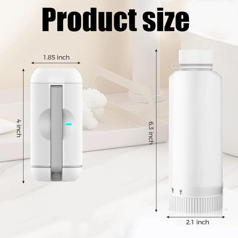 NJDQFA Portable Bidet for Travel Camping Daily Life,Reusable Peri Bottle Adjustable,Rechargeable Buttocks Cleaner Bidet