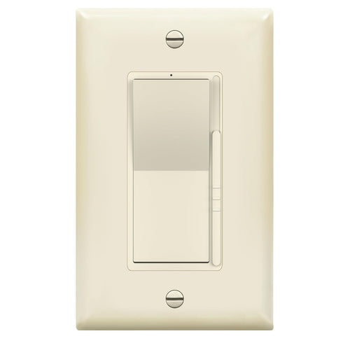 TOPGREENER Kalide Dimmer Light Switch, LED Dimmer Switch, Full Range Dimming, Single