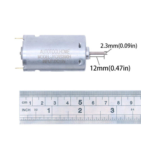 AUTOTOOLHOME 6-12V Mini DC Motor, High Torque Gear for Traxxas R/C and Power Wheels