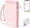 Label Maker Machine with Tape - P21 Portable Bluetooth Printer, Mini Label Maker for Organizing Storage (Pink)