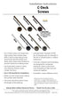 Jake Sales #10 x 2-3/4" MADEIRA Colored Composite Decking Wood Screw, 1 POUND ~75 Screws