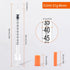 U-100 1/2ml 31ga 0.5cc 31G x 8 mm (5/16"), Lab Disposable Dispensing Supplies, 100Pack