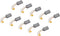 DMiotech 20 Pack 14mmx8mmx5mm Carbon Brushes for Electric Motor, Essential Replacement Parts