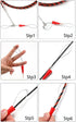 Cable Puller RLECS 6pcs Wire Traction Fish Tape Fastener Tool, Portable Cable Puller for Electrical Fish Tape