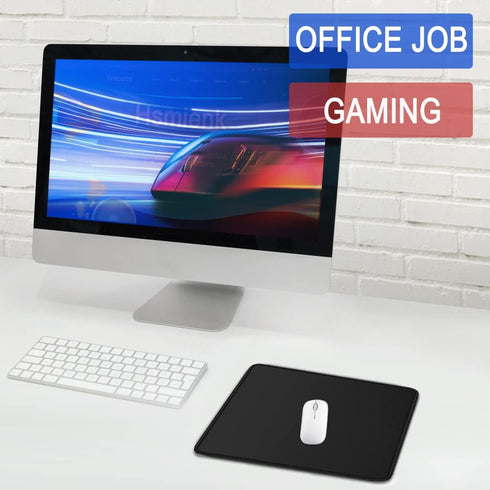 Mouse Pad, Upgraded 30% Larger with Durable Stitched Edges, Waterproof Nonslip Natural Rubber Base for Gaming, 11.8 x