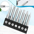 Zohino 7 1/4" Set 3-Points Pcs Hex Shank Magnetic Special Shaped Screwdriver Insert Bits U-Shape Y-Type Triangle Inner