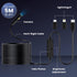 Endoscope Camera with Light, Dual Lens 1920P HD Borescope for iPhone or Android, Waterproof Inspection Camera
