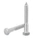 2 Pack 1/2" x 4" Hex Lag Bolts for Woodworking, 304 Stainless Steel Partial Thread Hexagon Head Screws