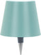 Abbott Collection Cordless Rechargeable LED Bottle Stopper Lamp/Light (Light Blue, Classic Shade,