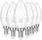 MAXvolador E12 LED Candelabra Light Bulbs 60W Equivalent, Warm White 2700K 600